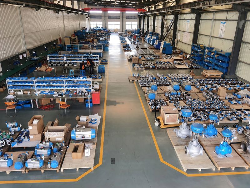 Shanghai Jianggong Valve Manufacturing Co., Ltd. ligne de production du fabricant