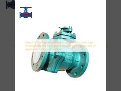 Class 150 4inch Lever operated cast steel two-piece type floating ball valve for high temperatue water steam and oil application connexion de flange